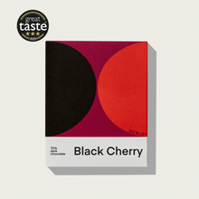 Load image into Gallery viewer, Black Cherry - award winning Organic 70% dark choc bar, 70g