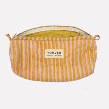 Load image into Gallery viewer, Quilted Barrel Case | Candy Stripe | Biscuit