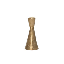 Load image into Gallery viewer, Orla Gold Coloured Metal Candlestick Holder: Medium