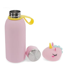 Load image into Gallery viewer, Children's animal head drinks bottle 350ml - Unicorn
