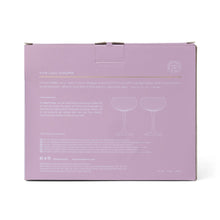 Load image into Gallery viewer, The Lou Coupe Glass - Set of 2 - Lilac