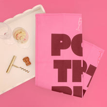 Load image into Gallery viewer, Pop The Bubbly Tea Towel