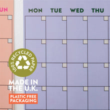 Load image into Gallery viewer, Monthly Undated A3 Wall Planner | 12 Pages | Colourburst