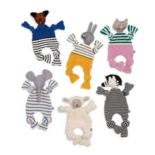 Load image into Gallery viewer, Cotton Knit Baby Comforter Cuddle Cloth: Elephant Cobalt
