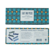 Load image into Gallery viewer, UK/EU: Blue Paper Crowns