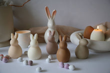 Load image into Gallery viewer, Taupe Bunny Ear Candle