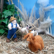 Load image into Gallery viewer, Handmade Hanging Felt Highland Cow Decoration