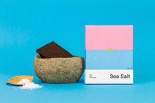 Load image into Gallery viewer, Sea Salt - award winning Organic 70% Dark Chocolate bar, 70g