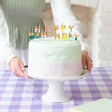 Load image into Gallery viewer, Rainbow 'Happy Birthday' Letter Candles | Cake Candles |