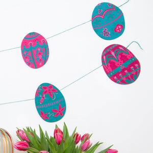 Large Easter Egg Garland