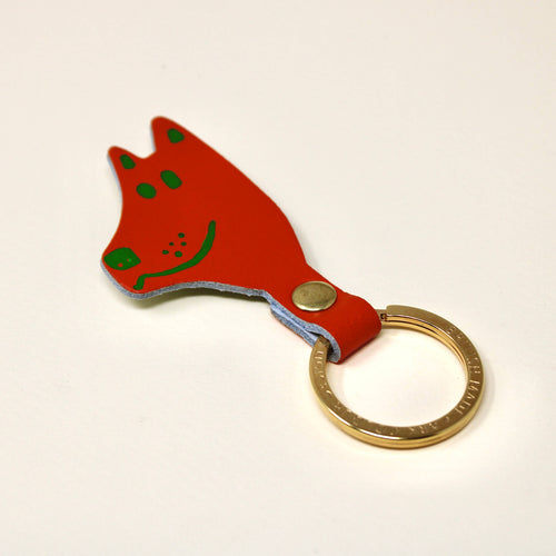 Dog Key Fob: Red