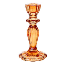 Load image into Gallery viewer, Orange Glass Candle Holder | Home Decor | Gift |