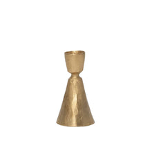 Load image into Gallery viewer, Orla Gold Coloured Metal Candlestick Holder: Medium