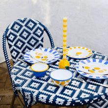 Load image into Gallery viewer, Yellow Stripe Dinner Candles