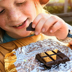 Bee Free, Dark Chocolate Bar With Honeycomb