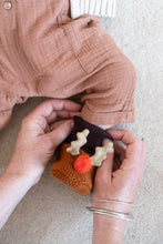 Load image into Gallery viewer, Cotton Knit Baby Slipper Socks: Reindeer