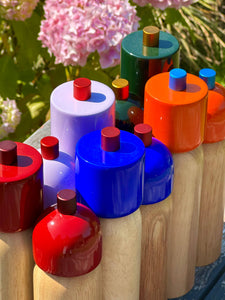 Salt & Pepper Grinder - Orange & Blue: Large