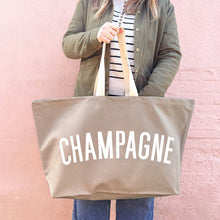 Load image into Gallery viewer, Champagne - REALLY Big Bag: Plum