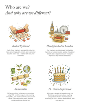 Load image into Gallery viewer, Gingham Cheer - Handmade Luxury Christmas Crackers (6pcs): Family Fun &amp; Games