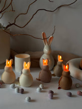 Load image into Gallery viewer, Taupe Bunny Ear Candle