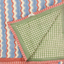 Load image into Gallery viewer, Organic Cotton Quilt | Wiggle | Sky: Single