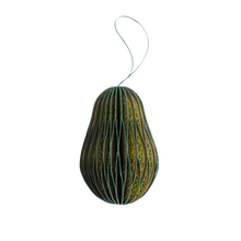 Load image into Gallery viewer, UK/EU: Avocado Honeycomb Ornament