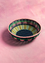 Load image into Gallery viewer, Maegen Woven Bowl - Pink/Navy