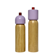 Load image into Gallery viewer, Salt &amp; Pepper Grinder - Lilac &amp; Red: Medium