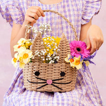 Load image into Gallery viewer, Spring Bunny Recycled Paper Bunny Shaped Basket