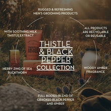 Load image into Gallery viewer, Thistle &amp; Black Pepper Beard Balm 95ml