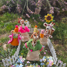 Load image into Gallery viewer, Handmade Felt Margie the Merry Mouse Christmas Decoration