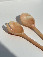 Load image into Gallery viewer, Salad Servers - Coral Set