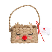 Load image into Gallery viewer, Christmas Recycled Reindeer Shaped Basket | Novelty Gifts |