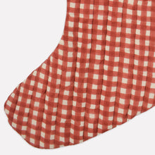Load image into Gallery viewer, Christmas Stocking | Gingham | Ginger
