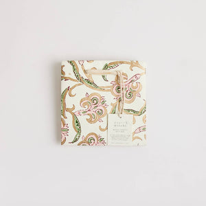 Hand Block Printed Gift Bags (Small) - Blush