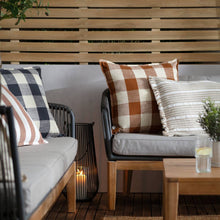 Load image into Gallery viewer, Hayle Cotton Outdoor Cushion Pecan: Pecan / Polyester Filled / 50 x 50cm