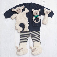Load image into Gallery viewer, Cotton Knit Baby Rattle Toy:  Sheep