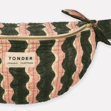 Load image into Gallery viewer, Cotton Quilted Bumbag | Whirly | Fern
