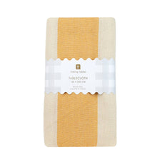 Load image into Gallery viewer, Yellow Stripe Cotton XL Tablecloth - 160cm x 250cm