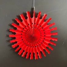 Load image into Gallery viewer, Paper Fan -  Red