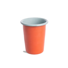 Load image into Gallery viewer, 8 oz Small Tumbler: Tomato &amp; Smoke Blue