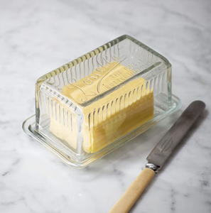 Classic Glass Butter DIsh