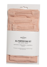 Load image into Gallery viewer, DUSTY ROSE ALL PURPOSE BAG SET