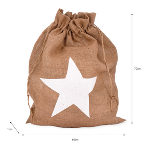 STAR CHRISTMAS SACK - *added personalisation available*