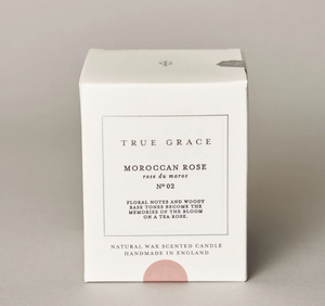 MORROCAN ROSE TRUE GRACE SCENTED CANDLE