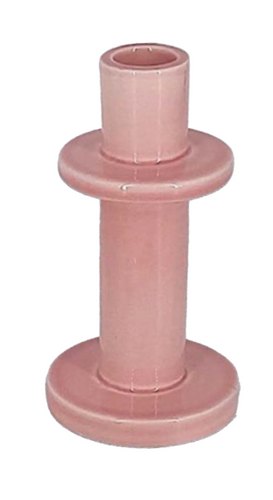 TALL PINK CANDLE HOLDER