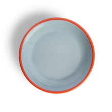 Load image into Gallery viewer, Dinner Plate: Tomato &amp; Smoke Blue