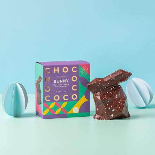 72% Ecuador Dark Chocolate Easter Bunny